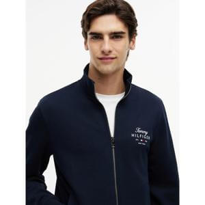 Tommy Hilfiger Script Stack Full Zip Stand Collar Jacket